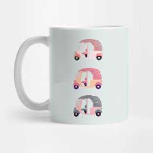 Hippie rickshaws Mug